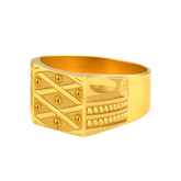 22K Gold Square Baby Ring